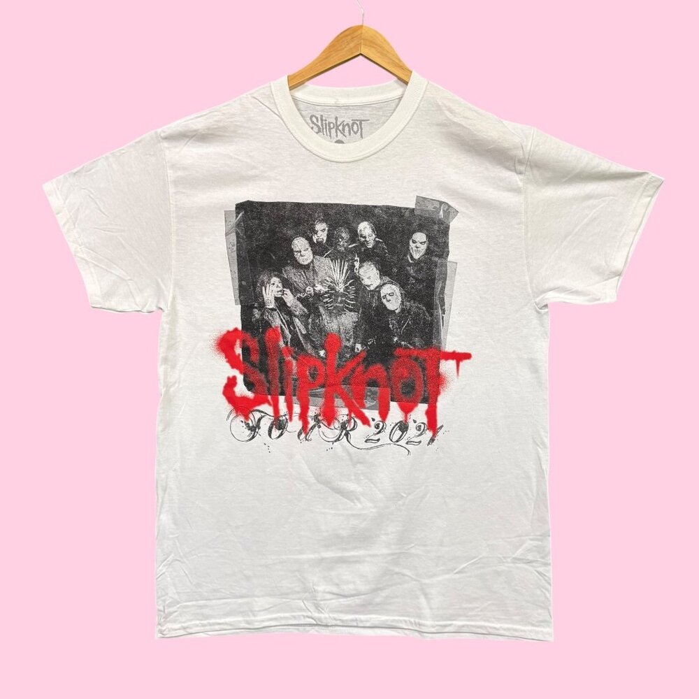 Slipknot Dual Sided Tour Dates Heavy Metal Band Tee L